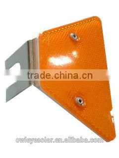 Triangle Steel Guardrail Reflector /hot Sale Bright Highway Delineator Post photo-2