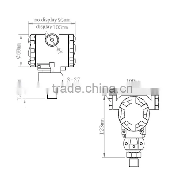 TP-CA12 Anti-explosion Piezoresistive Pressure Sensor photo-2