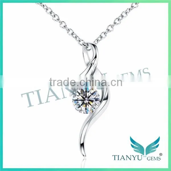925 Sterling Sliver 9 Hearts & Flower White Moissantie Diamond Pendants Charms for Necklace Jewelry photo-2