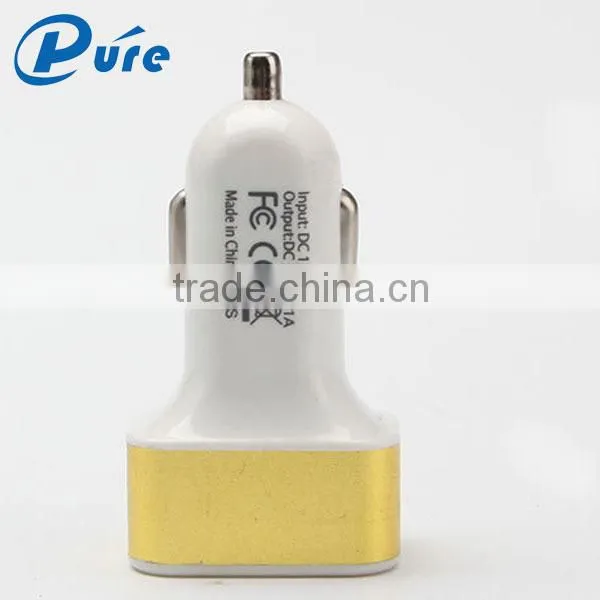 Factory Direct Supply 3 USB Car Charger Wholesale,Smart Car USB Charger for IPhone photo-6