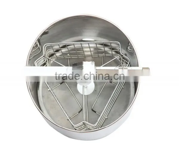 2015 New Type 3 Frames Stainless Steel Honey Extractor By Manual With Legs