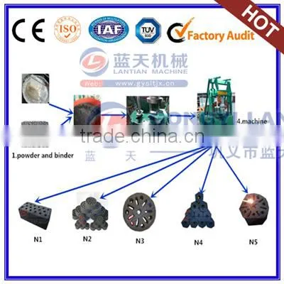Factory Support Price Bagasse Charcoal BBQ Making Machine photo-2