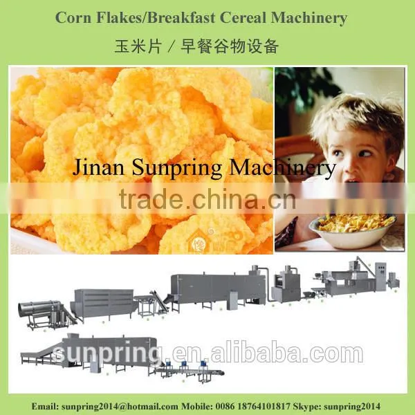 Corn flakes processing line/machine/plant