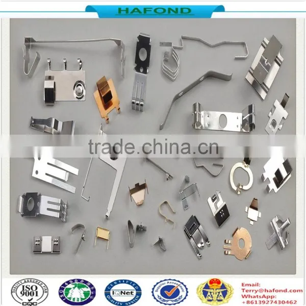 Shenzhen Manufacture Custom Made Electrophoresis Spring Steel Sheet Metal Stamping Parts Brass kg per in India photo-5