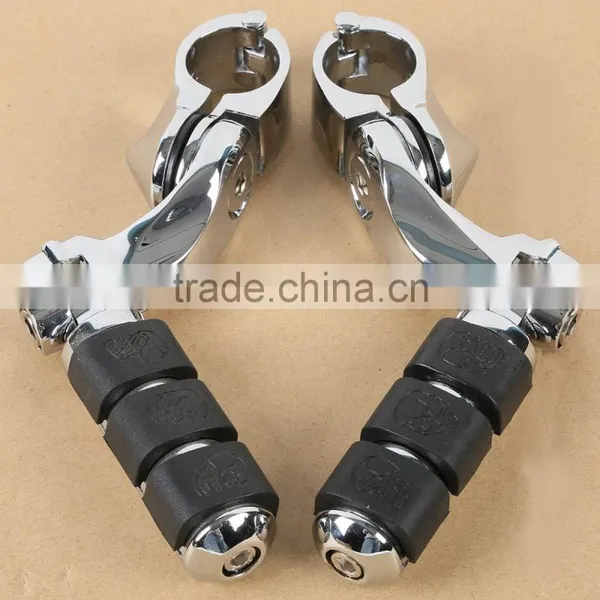 Engine Guard 1.25" Highway Foot Pegs Footpeg For Universal Motocycle New photo-4