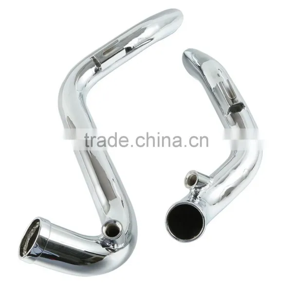 New Chrome 1.75" Drag Pipes Exhaust For Harley Softail Sportster Dyna 1984-2015 photo-2
