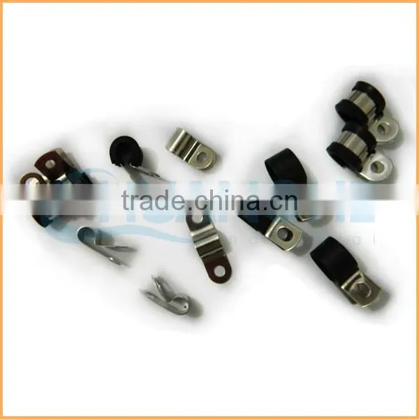 China Manufacture Best Quality Rubber Coated Retaining Hose Clamp photo-4