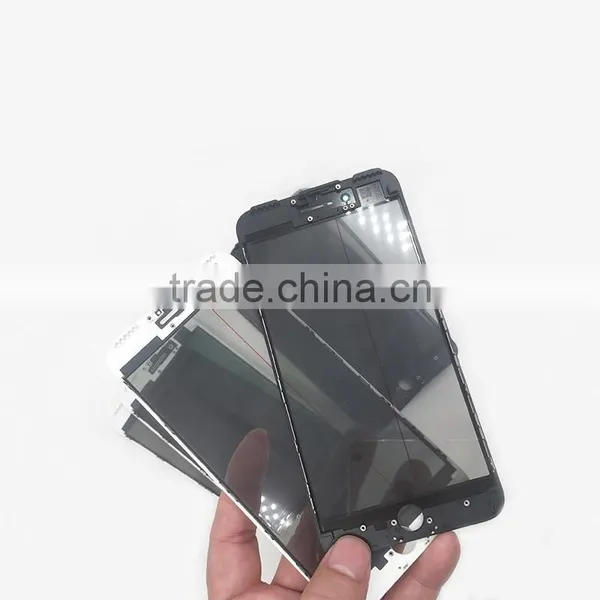 Cold Press Outer Glass With Middle Frame Bezel+OCA+Polarizer For IPhone 6s Assembled photo-2