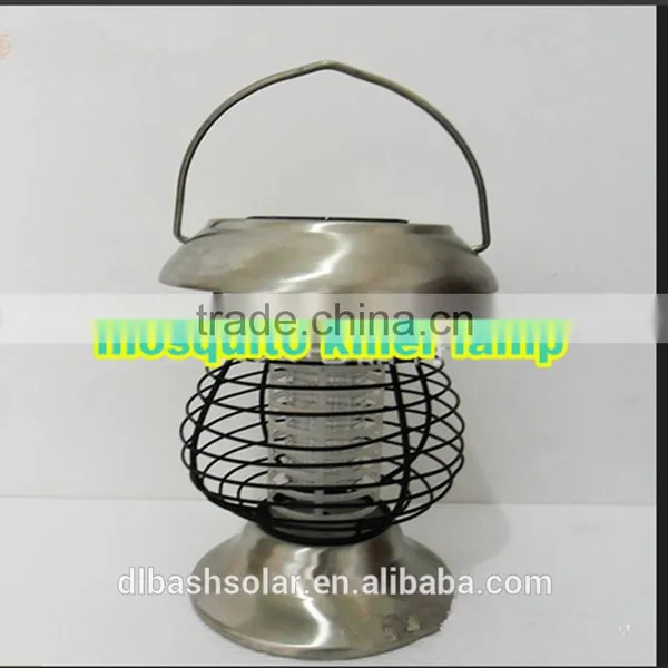 Plastic Iron UV Solar Rechargeable Mosquito Killer Lamp Pest Killer Light photo-4