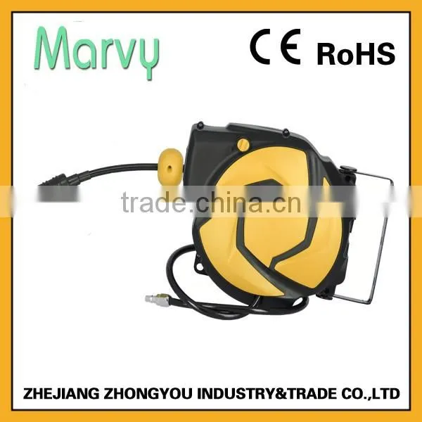Auto Retractable PU Air Pipe Hose Reel Car Inflating photo-3