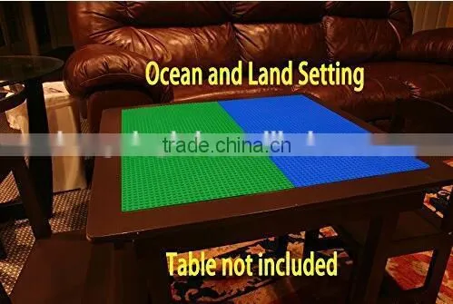 Variety Pack Compatible Building Plates With Legos and Duplo,Silicone Baseplate Mat photo-2
