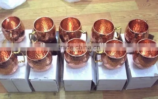Indian Manufacturer of 100% Copper Moscow Mule Mugs High Quality photo-4