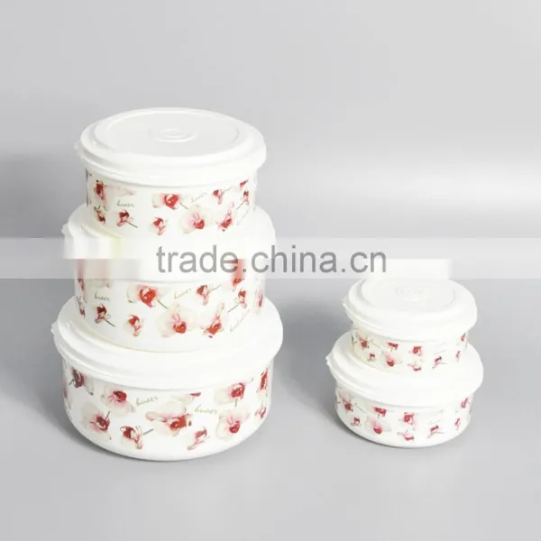 5 Pieces Microwave Plastic Lunch Box Food Container photo-2