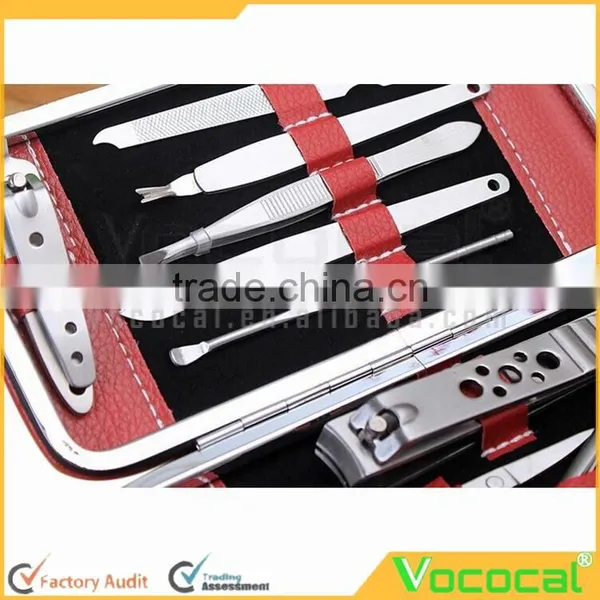 10 PCS Stainless Steel Manicure Pedicure Ear Pick Nail Clippers Set Kit Nail Care Set photo-4
