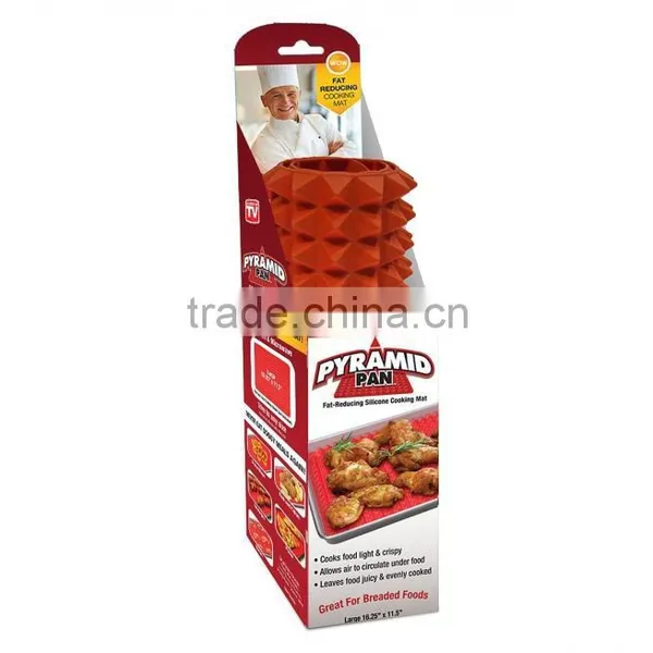 Pyramid Pan Fat Reducing Silicone Cooking Mat photo-6