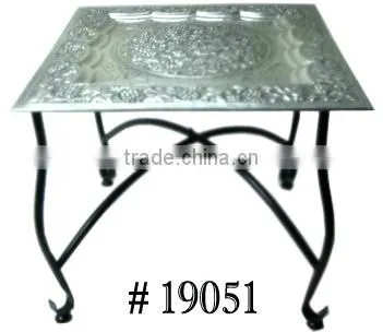 Metal Folding Moroccan Table photo-4