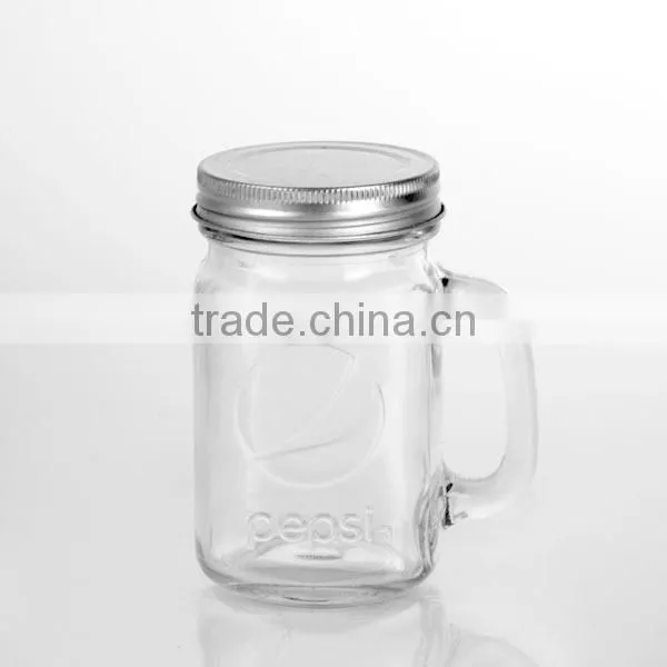 8oz Glass Mason Jar With Silver Cover photo-2