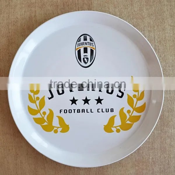 All Kinds Size Ceramic Round Plate With Decal Printing Pizza Plates photo-4