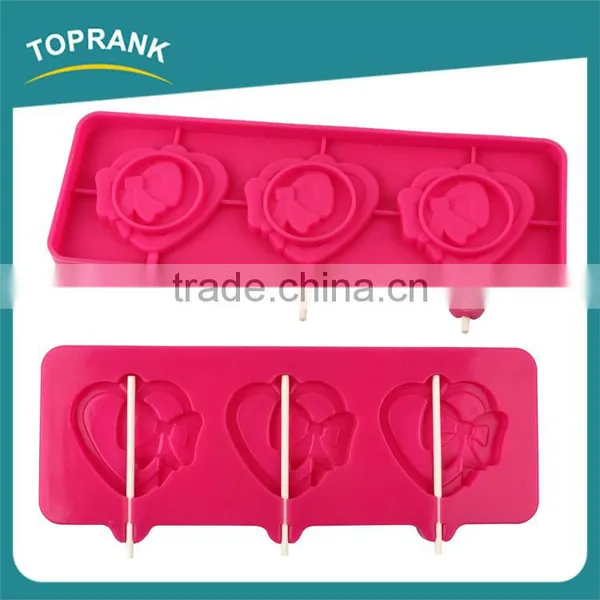 Multi Shapes Sweet Candy Chocolate Mould Silicone Lollipop Molds photo-2