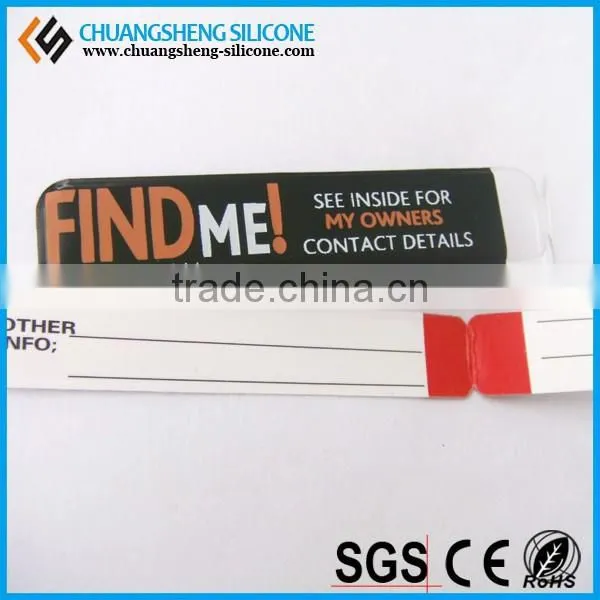 2015 Unique Nylon Fabric id Sos Bracelet photo-6