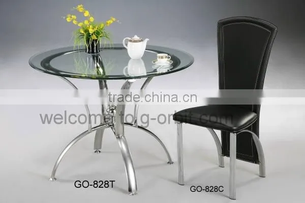 Modern Coffee Table,stainless Steel Round Massage Table,glass Dining Table photo-6