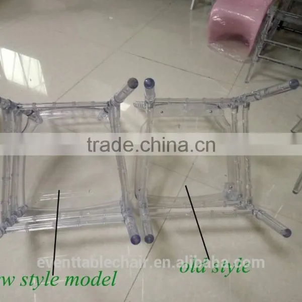 New Design Model Transparent Swivel Crystal Chiavari Chair Made by Resin photo-2