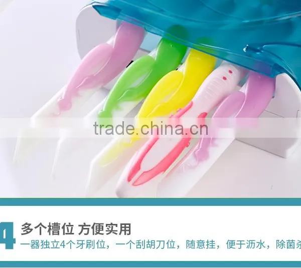 L00127 2017 High Quality Portable uv Toothbrush Sterilizer/ UV Toothbrush Sanitizer Holder photo-5