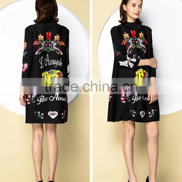 Factory Direct Women Colorful Printing Polyester Fabric Dresses photo-6