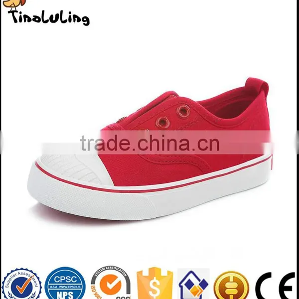Kid's Fashion Classic Canvas Casual White Shoes for Children Wholesale photo-5
