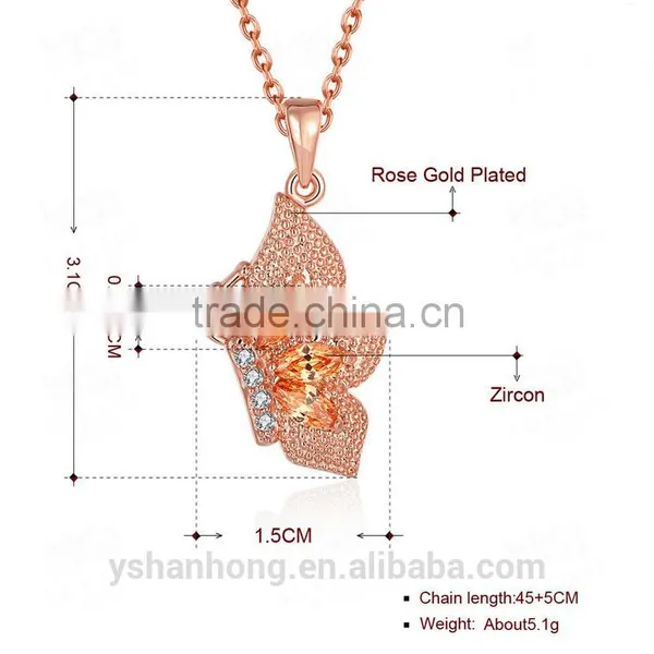 Fashion Zircon Necklace Pendant photo-3