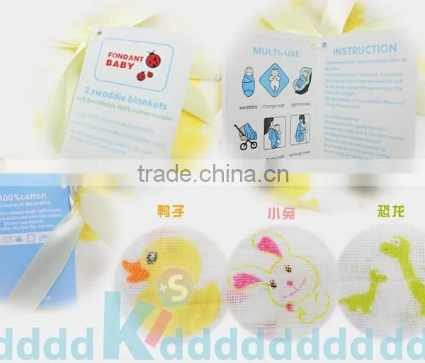 3 Groups You Can Choose ,100% Cotton Muslin Swaddle Blanket photo-2
