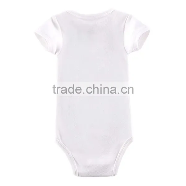 Wholesale Customized Logo Baby Plain Rompers Blanks Baby Onesie Custom Printing photo-6