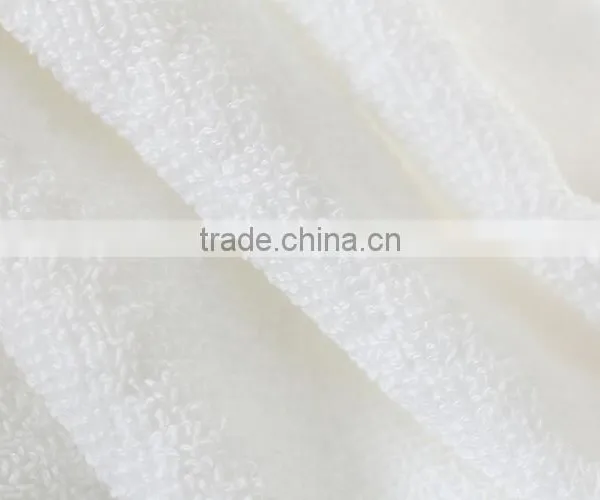 100% Cotton 21S /2 Plain White Hotel Face Towel photo-2
