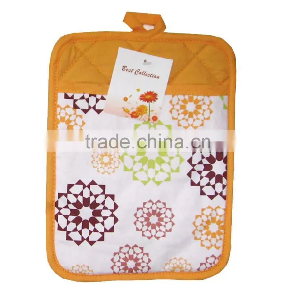 Heat Resistant Promotional Pot Mitt 100% Cotton Pot Holder For Kitchen photo-2
