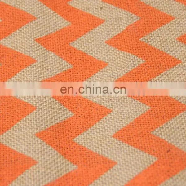 Wholesale Raised Grain Flax Table Runner Chevron photo-5