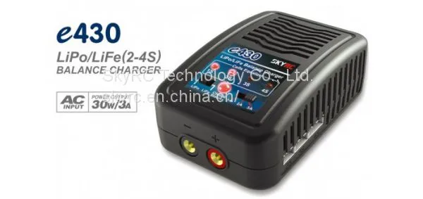 SkyRC E430 2-4s LiPo/LiFe Balance Charger