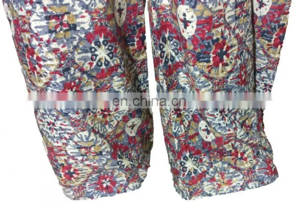 2017 Printed Palazzo Pants For Casual Beach Party Wear (Rayon Trousers) photo-3