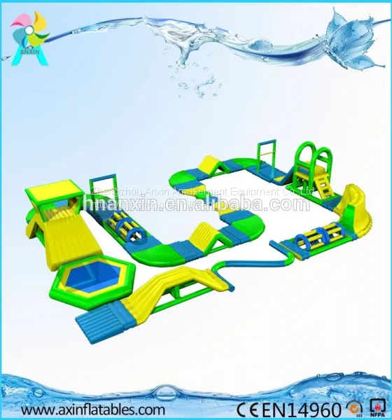 2018 New Game Inflatable Aqua Park Adult Water Obstacle Course For Sale photo-2
