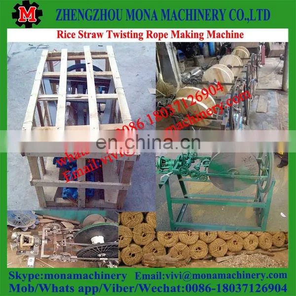 Automatic and Manual Rice Straw Rope Machine/rope Making Machine/hay Band Spinning Machine photo-3