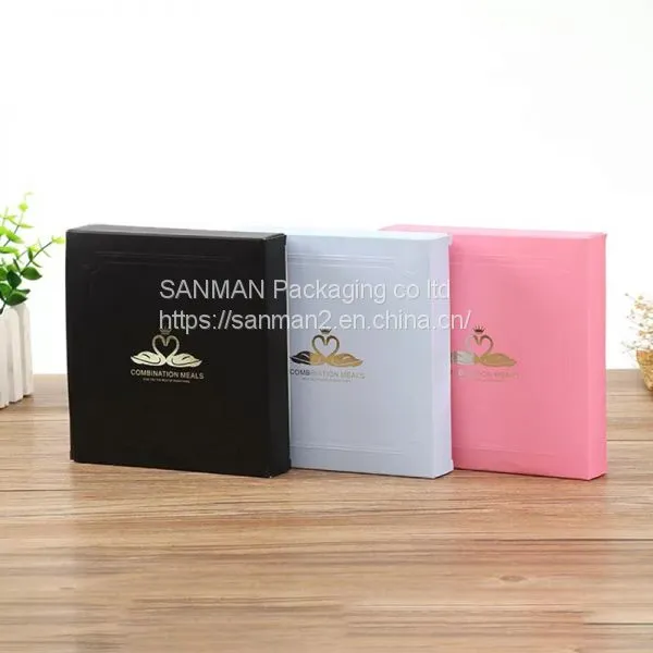 Black and Gold Eco Friendly Gift Packaging Box Large Size photo-4