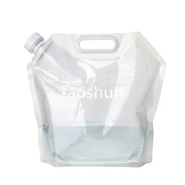 Source Manufacturers Ordered 5 Liters Portable Folding Bags, Nozzle Self - Supporting Bags, Oxidation Prevention 5 Liters of Drinking Pure Water