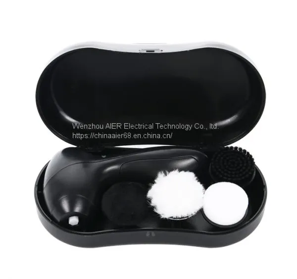 4-1 Portable Shoe Cleansing Shoes Polisher Dust Removing Brightening for Leather Care With Travel Case AE-711 photo-3