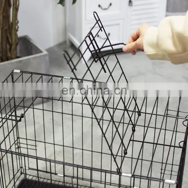 Wholesale Designs Stainless Steel Iron Commercial Wire Cheap Large Metal Pet Dog Kennel Cage For Sale Cheap photo-4