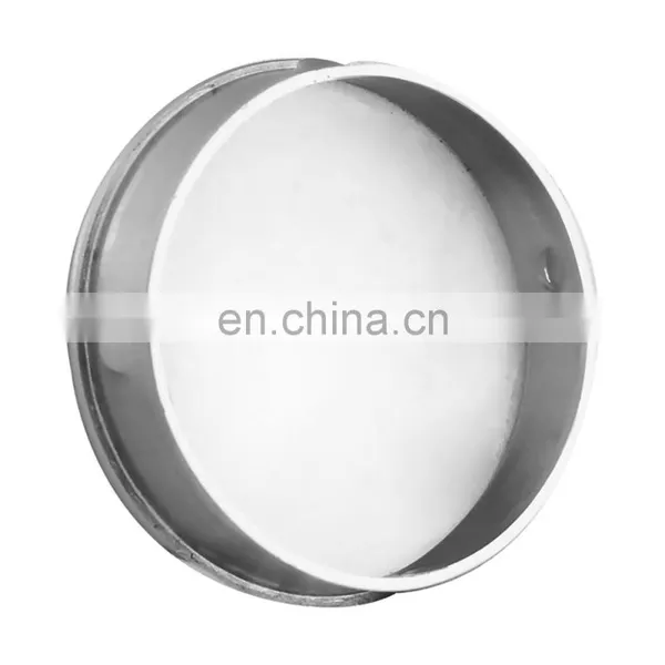 Stainless Steel Tempered Glass Stair Handrail Balustrade Fittings Pipe End Cap photo-4