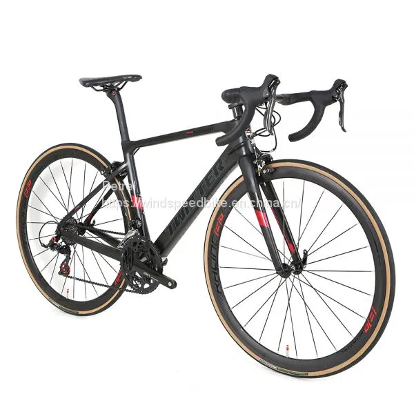 TWITTER New Arrival 700c Full Carbon Road Bike With V Brake Hidden Cable RIVAL 22 Speed Carbon Bicycle