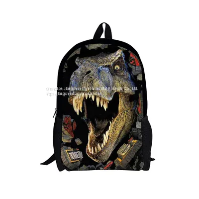 Wholesale Small Quantity Custom Design Cool Dinosaur Backpacks Cartoon Animal Schoolbags for Primary School Students photo-2