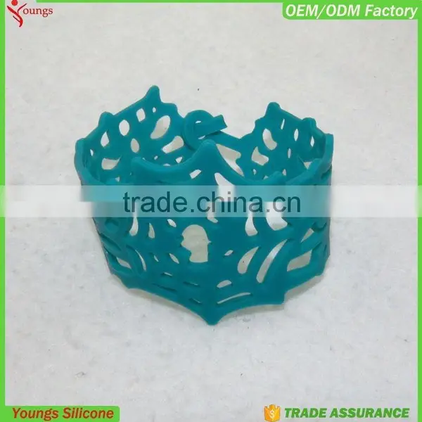 2016 Eco-friendly Colorful Tattoo Cool Bracelets, Tattoo Designs Hollow Silicone Bracelet Quality Choice photo-2