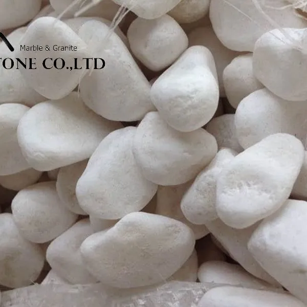 Best Selling Hot Chinese Products Natural White Pebble Stone photo-2
