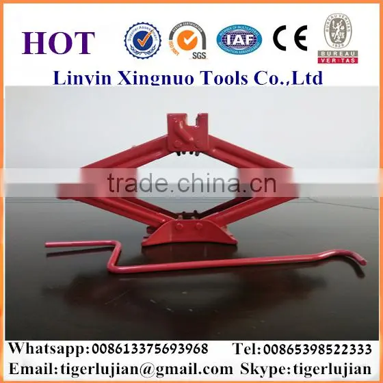 2016 Arrival Hot Selling in China Famous Brand Name Xingnuo 1.5-ton Capacity Hydraulic Red Color Scissor Jack photo-2