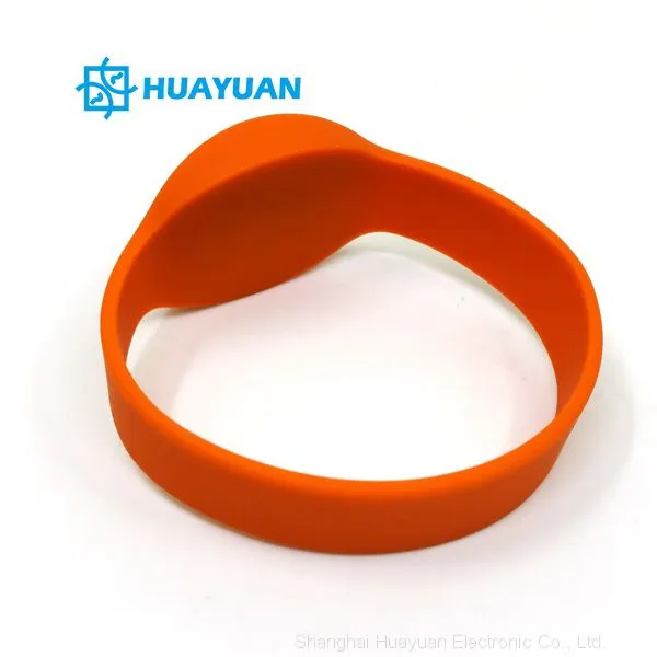 Upmarket Custom Logo HF/NFC Silicone MIFARE Classic 1k Chip Wristband photo-4